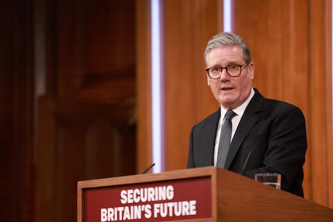 Press conference on migration, in London